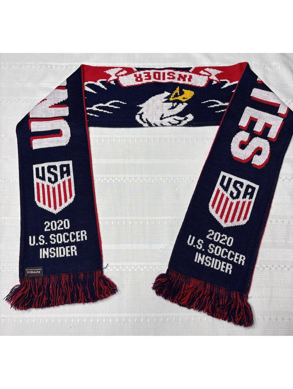 Ruffneck USA Insider Soccer Football Patriotic Scarf 2020 World Cup